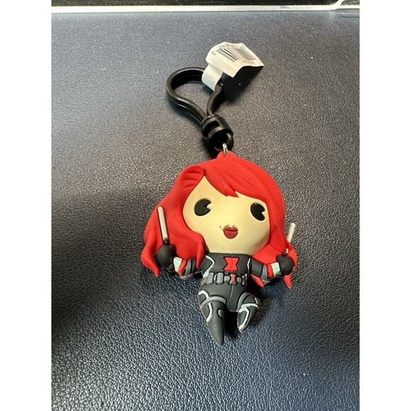 Marvel Series 10 Collectors Figural 3D Bag Clip - Black Widow - Picture 1 of 2